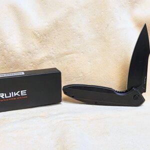 The Ruike P128 Beta Plus (P128-SB) Frame Lock Flipper Knife