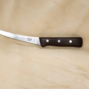 Victorinox 6"Curved Flexible Boning Knife with Wood Handle