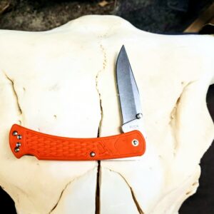 Buck 110 Slim Select Blaze Orange Folding Hunter